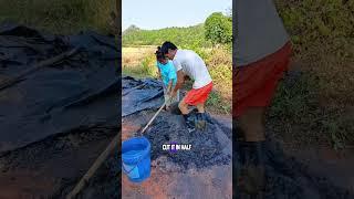 This is the oldest coal-making method in the world  #food #streetfood #cooking #delicius