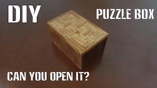 Popsicle sticks DIY------ Puzzle Box