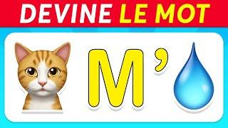 Devine le MOT en ÉMOJIS  Quiz Émoji | Robo Quiz