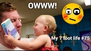 BABY BEATS UP A GIANT!! My 7 Foot Life #75