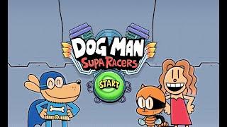 Dog Man, Cat Kid And Yolay in a Racing Game with Scholastic Home