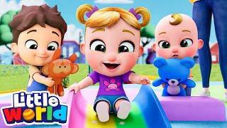 10 Babies on the Slide | Kids Songs & Nursery Rhymes by Little World