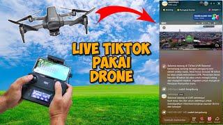 TERNYATA GAMPANG‼️ Cara Live Tiktok dengan Drone SJRC F22 4K Pro