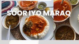 Special| Soor iyo Maraq | Somali Grits and 2 different sauces.