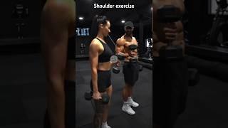 تمرین دونفره ی خفن برای سرشانه  #coupleworkout#fit#fitness#fitclub#bodybuilding#قویترین#قویترینها