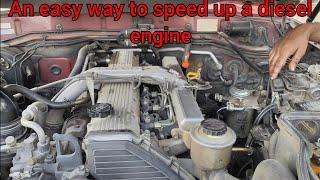 An easy way to speed up a diesel engine // 1hd t engine diesel pump setting