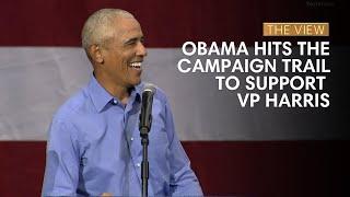 Obama Hits The Campaign Trail To Support VP Harris – Part 1 | The View