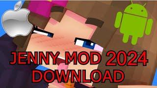 HOW TO DOWNLOAD JENNY MOD 2024 IN MINECRAFT | ANDROID AND IOS TUTORIAL