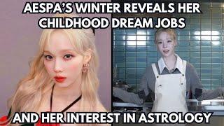 Aespa’s Winter reveals her childhood dream jobs 나폴리 맛피아X윈터의 쿠킹 클래스 겸 생일 파티‍