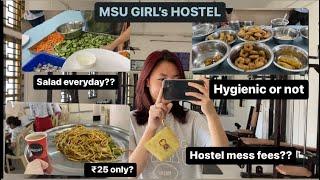 What I eat in a day in my hostel !! | Hostel food | MSU girl’s hostel | Gujarat |