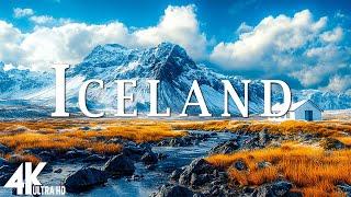 FLYING OVER ICELAND IN 4K UHD • Stunning Aerial Footage, Scenic Relaxation Film with Calming Music