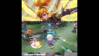 SHORT WA  FANNY SAVAGE MOMENT | INSANE 2 VS 5 SAVAGE #mlbbshorts #shortsmlbb #mlbbcreatorcamp