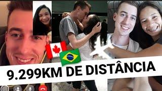 Namoro a distância/ Primeiro encontro/ Brasileira e Canadense 