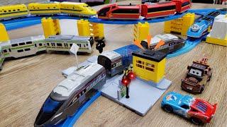 Plarail Railway ToyTomica Building, Tunnels, Ice cream shop, Shinkansen JR