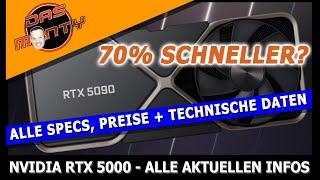 Nvidia GeForce RTX 5000 - ALLE AKTUELLEN INFOS zur RTX 5090, 5080, 5070 und 5060 | 70% schneller?