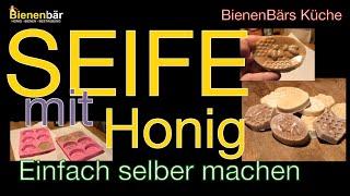 Seife mit Honig selber machen - Honig Zimt Lavendel #bees #rezept #honey