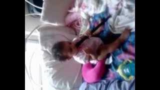 SQUEAKY MONROE'S 10 MONTH OLD BABY SKYLAR PLAYING THE RECORDER!!! (MUST SEE)