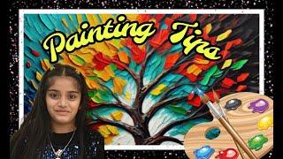 Painting Tips | Art by shine2013 | #acrylicpaintng #merging #colourmixing #passion #trendingvideo