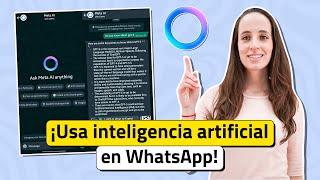 Inteligencia artificial en WhatsApp (Meta AI): ¡úsala así!