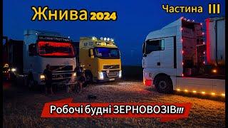 Розпочалися Жнива 2024. Спекотна робота Зерновозів на Хмельниччині. МХП "Рідний-Край" Частина ІІІ