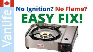 Iwatani 35FW Butane Stove Burner not Igniting? Here's the quick and easy fix!