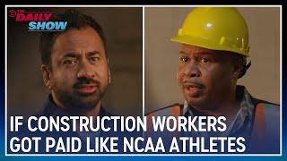 Imagine If Construction Workers Got Paid Like NCAA Athletes | The Daily Show