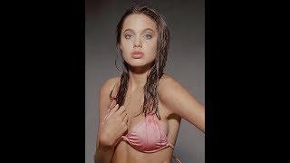 Angelina Jolie makes fresh-faced debut as teen bikini model in unearthed pics
