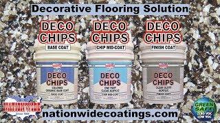 How To Create Decorative Flooring with Deco Chips System