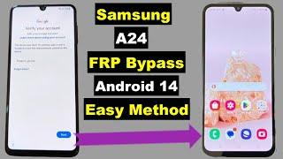 Samsung A24 FRP Bypass Android 14 | Samsung A24 FRP Google Account Unlock | Adb Fail Fix No *#0*#