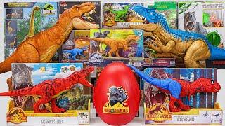 Unboxing Review Jurassic World| HUGE TRex,Huge Allosaurus, Giant Dinosaur egg ,Spider Rex | ASMR