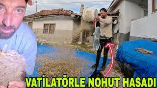 BANA NE OLDU ? SERUMLUK OLDUK~VANTİLATÖRLE NOHUT HASADI~SALÇA BİTTİ~KEMRE BİTTİ