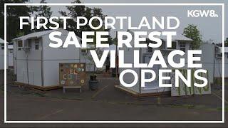 Portland's first Safe Rest Village opens next week, and some neighbors are concerned