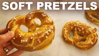 German-style soft pretzels — no lye