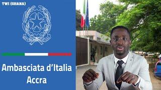 ITALY EMBASSY In Accra ¦ Reason of delay documents AND OF No Visa  TWI