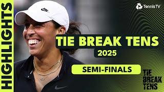 Swiatek, Hurkacz, Keys, Paul, Rybakina, Fritz & More | TieBreak Tens 2025 Semi-Final Highlights