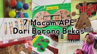 7 Macam Alat Permainan Edukatif (APE) dari Barang Bekas untuk PAUD/TK