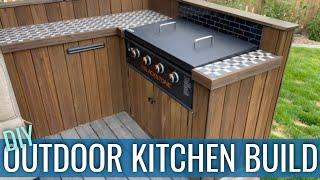 DIY Outdoor Kitchen | Blackstone Griddle