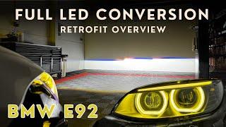 BMW E92 M3 Full LED Conversion Overview