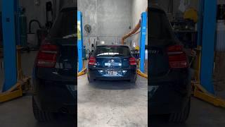 BMW F20 118i custom muffler delete 