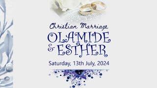 ESTHER weds OLAMIDE  || Christian Marriage || Olamidara || Dynamic Impact Media