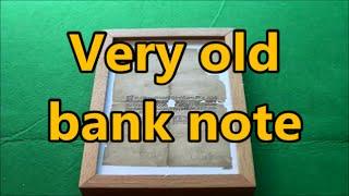 A very old Bank note