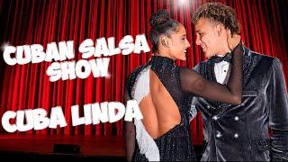 CUBAN SALSA. SHOW CUBA LINDA.  ANDY & YULIET   CUBAN MEN & LADY  STYLE 