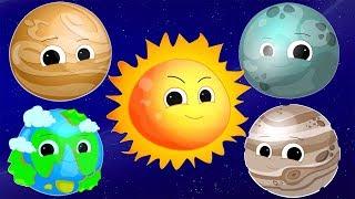 Песни планет | образовательная рифма | солнечная система для детей | Planets Song | Learn Planets