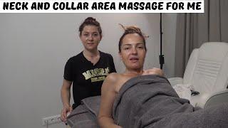 Neck and collar area massage for me