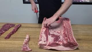 Butchers Secret Steak! How to butcher the Skirt steak!! #steak #howtobutcher #delicious #meat