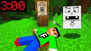 Minecraft PE : I FOUND DOODLEBOB IN MY WORLD at 3:00AM