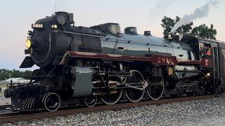 CP 2816 | The Empress | Grandview & Kansas City, Missouri | Final Spike Steam Tour Return Trip 