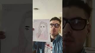 I drew a picture of my sister Felicia Weaver. #felicia