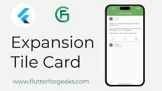 Flutter – Enhancing User Experience with Expansion Tile Card