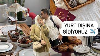 YURT DIŞINA GÖREVE GİDİYORUZ️, Çeyiz alışverişi, Enginarlı basmati pilav , Ev temizliği, kek 